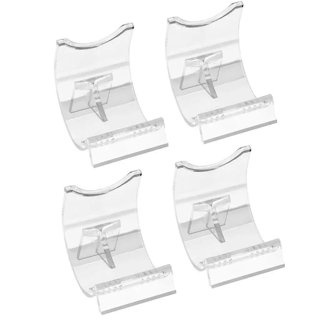 Transparent Display Holder Plastic Stand Rack for Collector Gift and Hobby Display