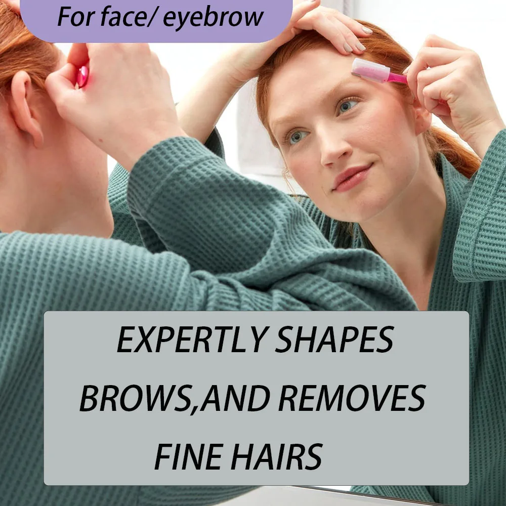 16PCS มีดโกนคิ้ว Face มีดโกนสําหรับสตรีและผู้ชายอเนกประสงค์ Eyebrow Trimmer เครื่องมือกําจัดขนบนใบหน้า Dermaplaning เครื่องมือ