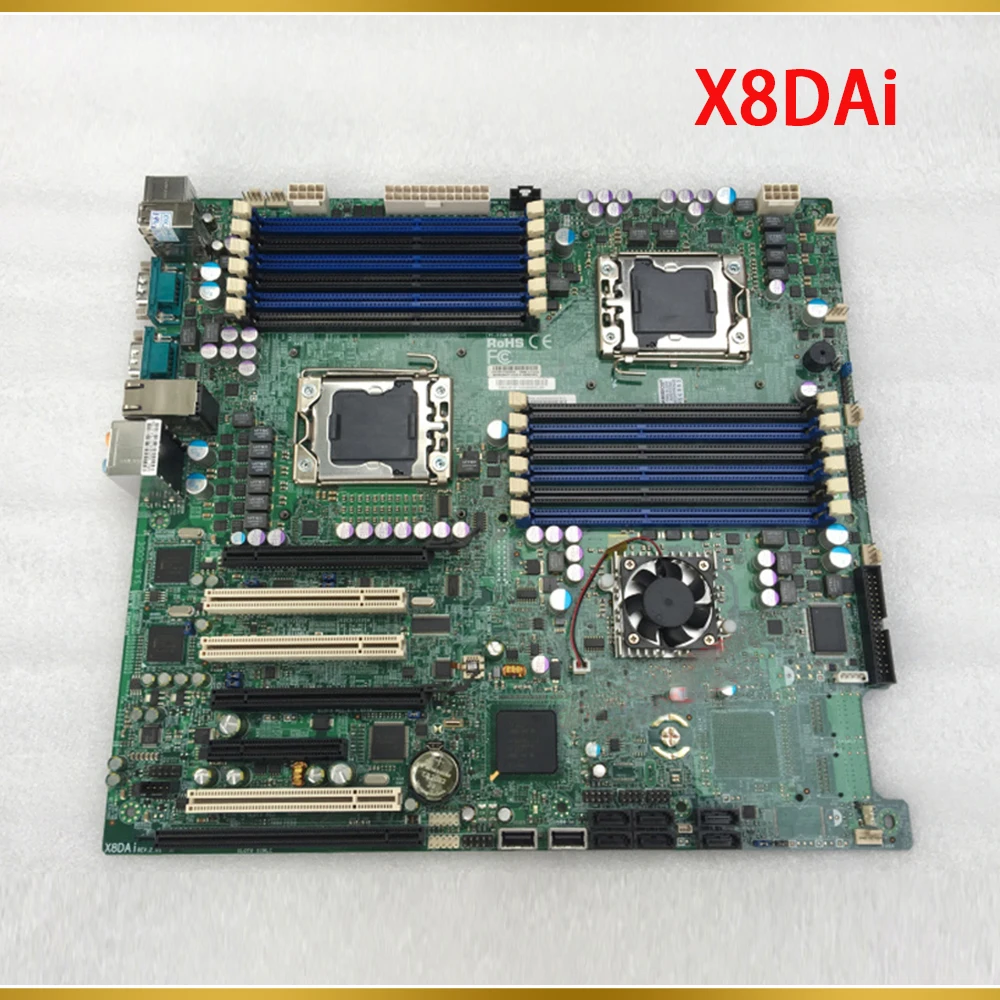 For Supermicro Server Motherboard X58 LGA 1366 Support Processor 5600/5500 Series X8DAi