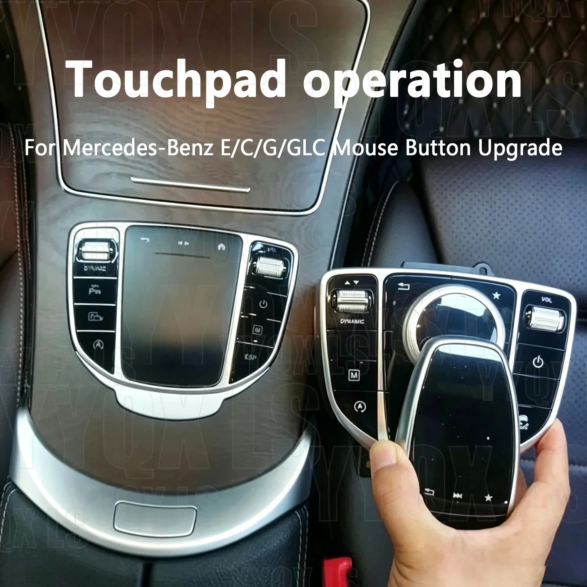 Car Mouse Control Button Auto Joystick For Mercedes Benz E Class C Class GLC Mouse Interior Car Center Control Touchpad