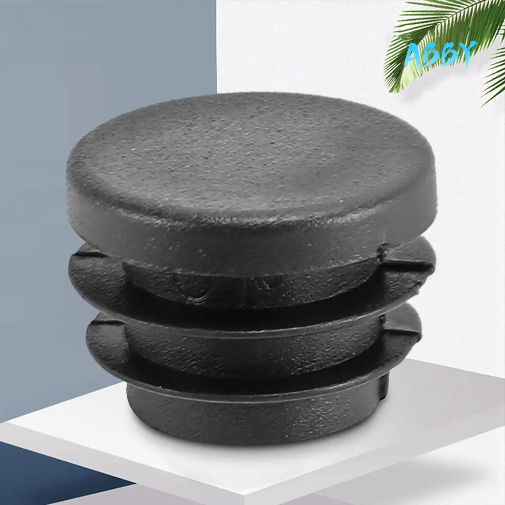 

ABBY-Blanking End Caps Round Tube Insert Cover 19Mm Dia 20 Pcs Black