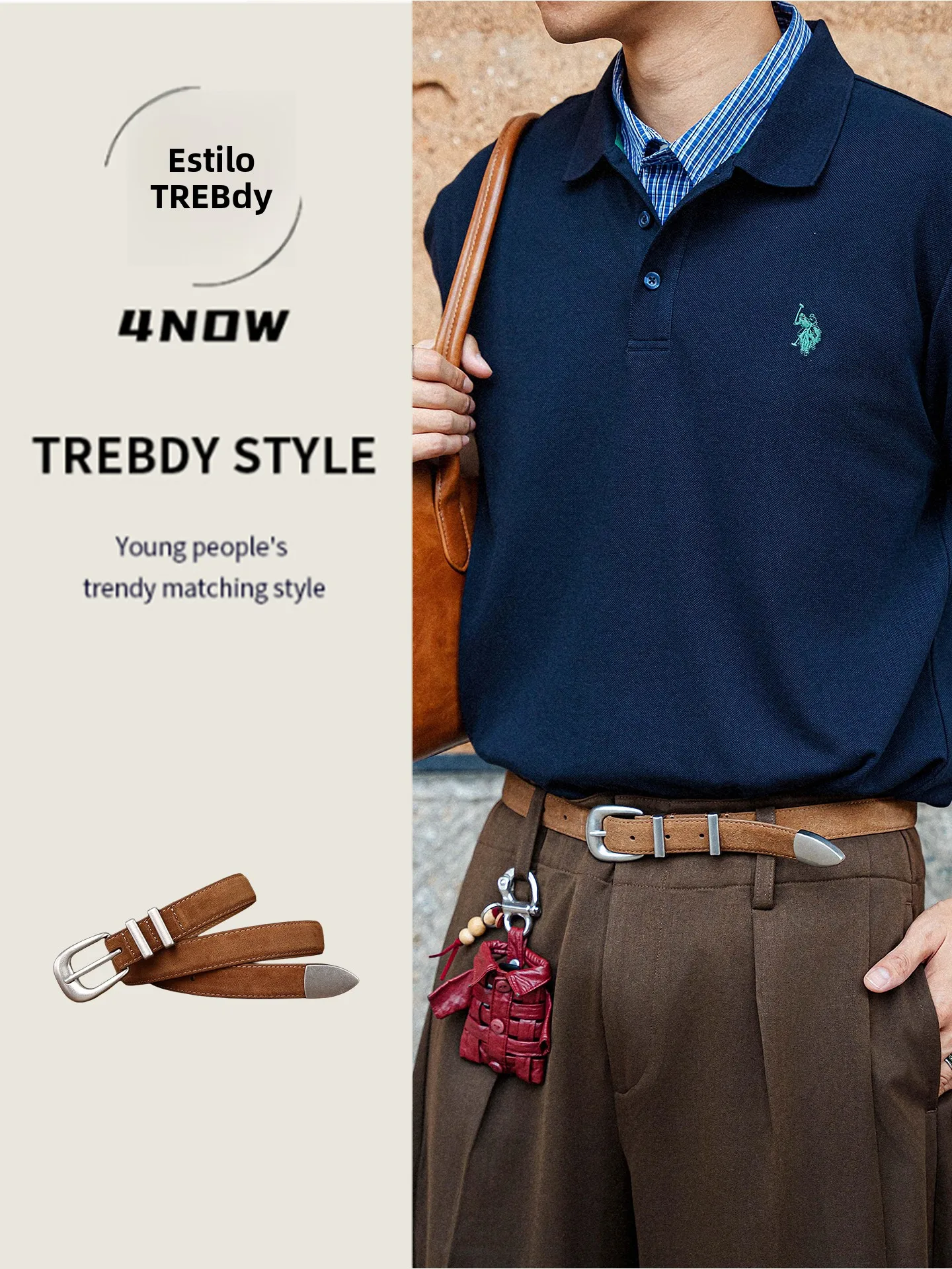unisex-casual-brown-suede-belt-genuine-cowhide-simple-design-versatile-accessory-for-men-and-women-by-4now-fashionable-buckle