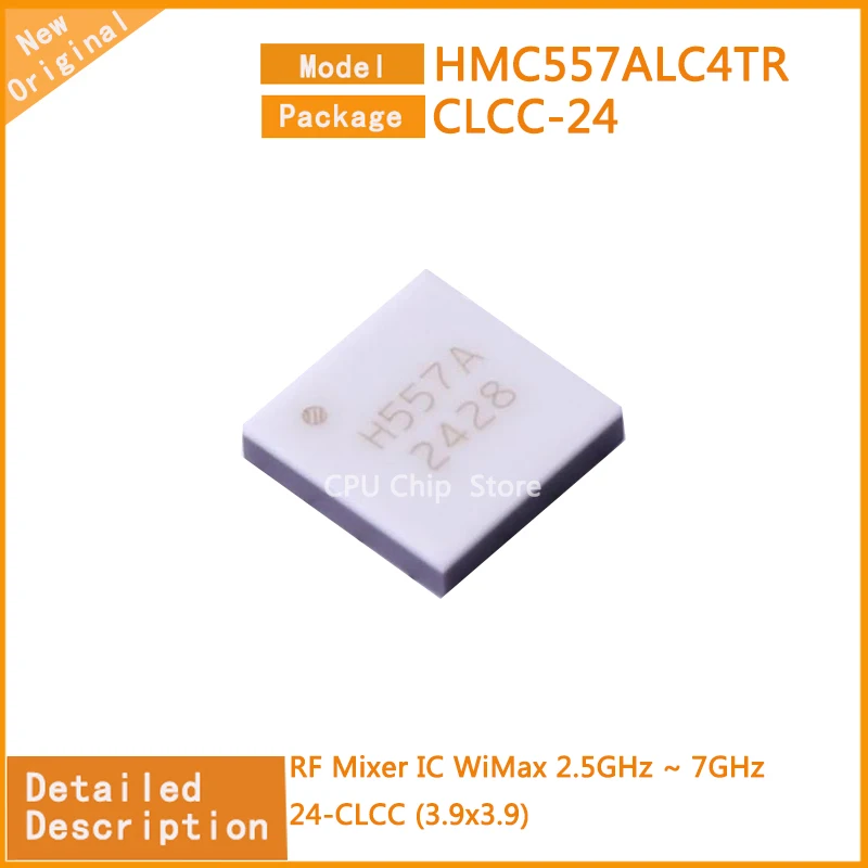 

1~5Pcs New Original HMC557ALC4TR HMC557 RF Mixer IC WiMax 2.5GHz ~ 7GHz 24-CLCC (3.9x3.9)