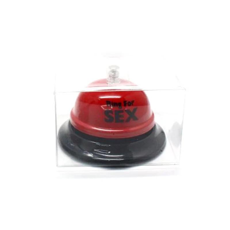 Sex Glocke Ring Spielzeug Spiel Neuheit Geschenk Kreative Rote Glocke oder Paar Flirten Rot Metall Sex Lustige Tisch Ring Glocke – Detail 3