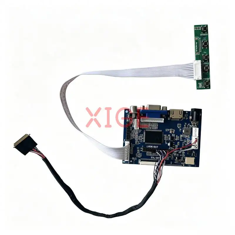 

Controller Board Fit LP156WF2 LP156WFC LP156WF4 LP156WF1 1920*1080 LVDS-40Pin AV+HDMI+VGA Laptop Monitor Panel 1920x1080 DIY Kit
