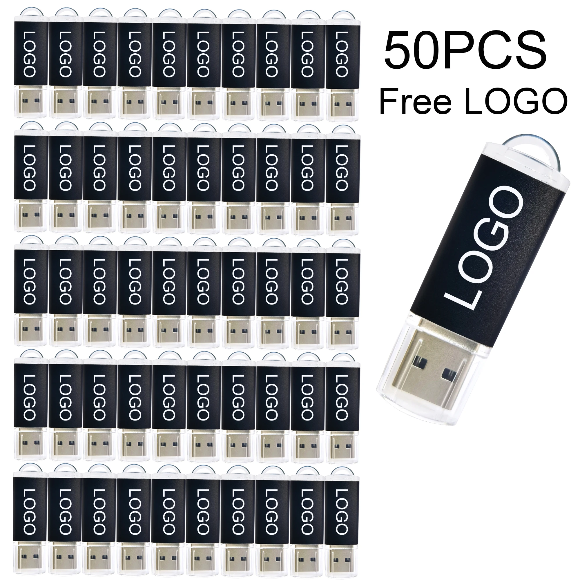 

50PCS Free LOGO Usb Flash Drive 128 MB 256 MB 512 MB 2 GB 4GB 8 GB 16 GB 32 GB 64 GB 128 GB USB 2.0 PENDRIVE