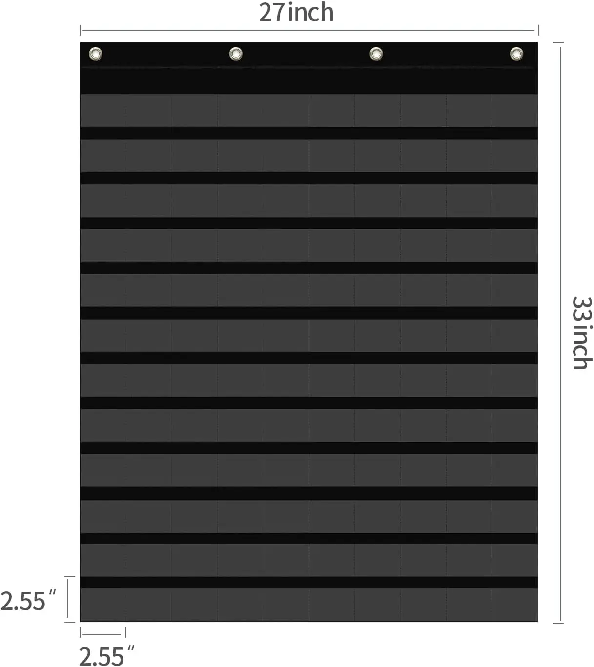 120 Pockets Hundred Pocket Chart with 150 Pieces Double-Sided Number Cards Number Pocket Chart for Classroom Home Counting