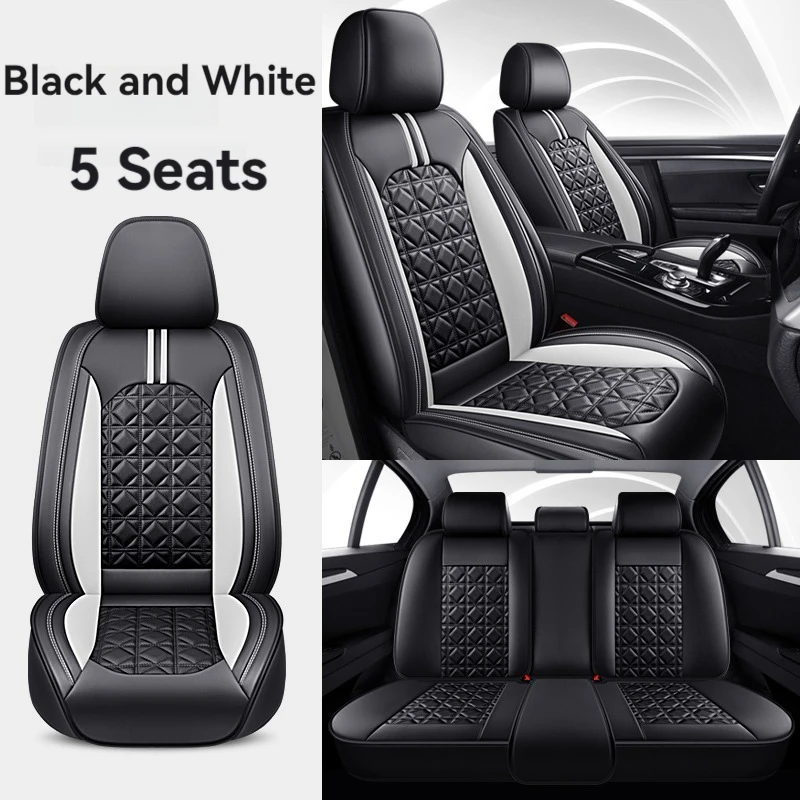 

Five Seats Top Grade All Inclusive Car Leather Seat Cover For Lincoln Aviator MKZ Mark LT MKC Continental MKX MKS Car Protector