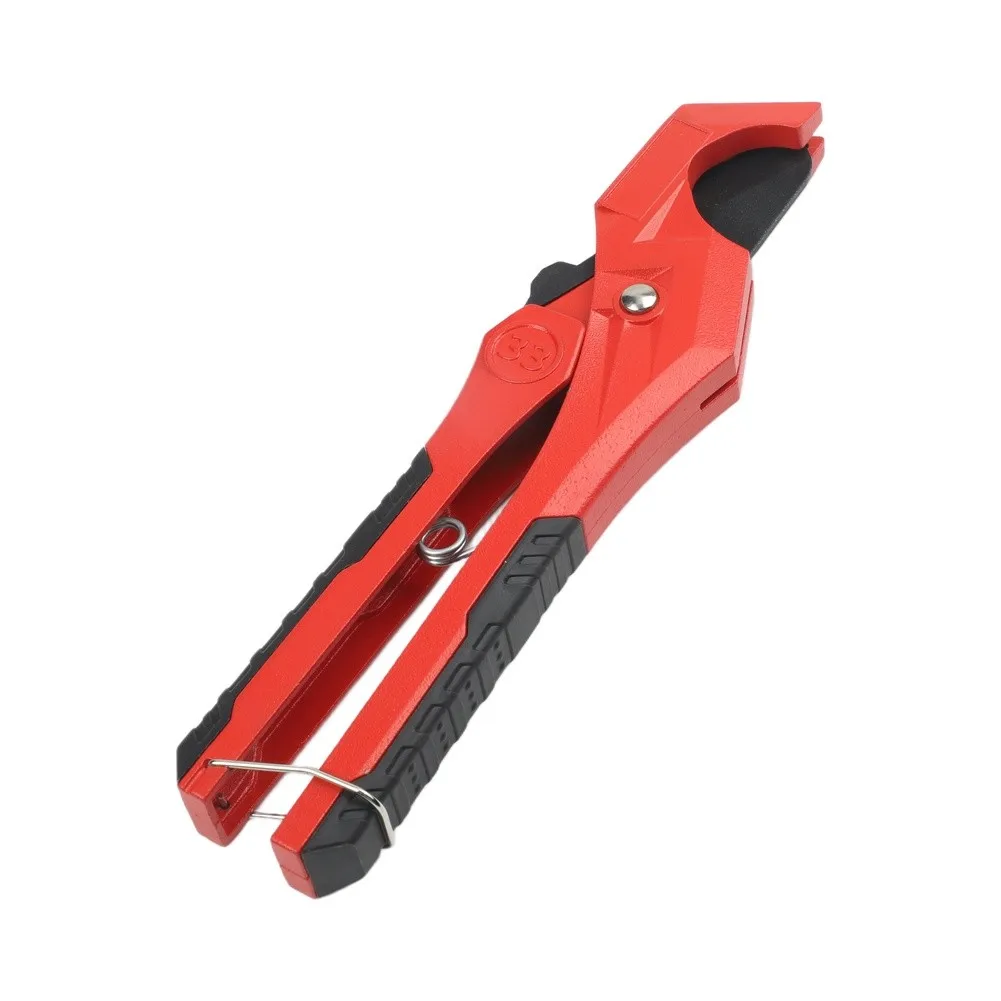 Red Aluminum Alloy PPR Scissors PVC Pipe Cutters For Water Pipe Repair And Pipeline Maintenance Hand Cutting Tools 210mm
