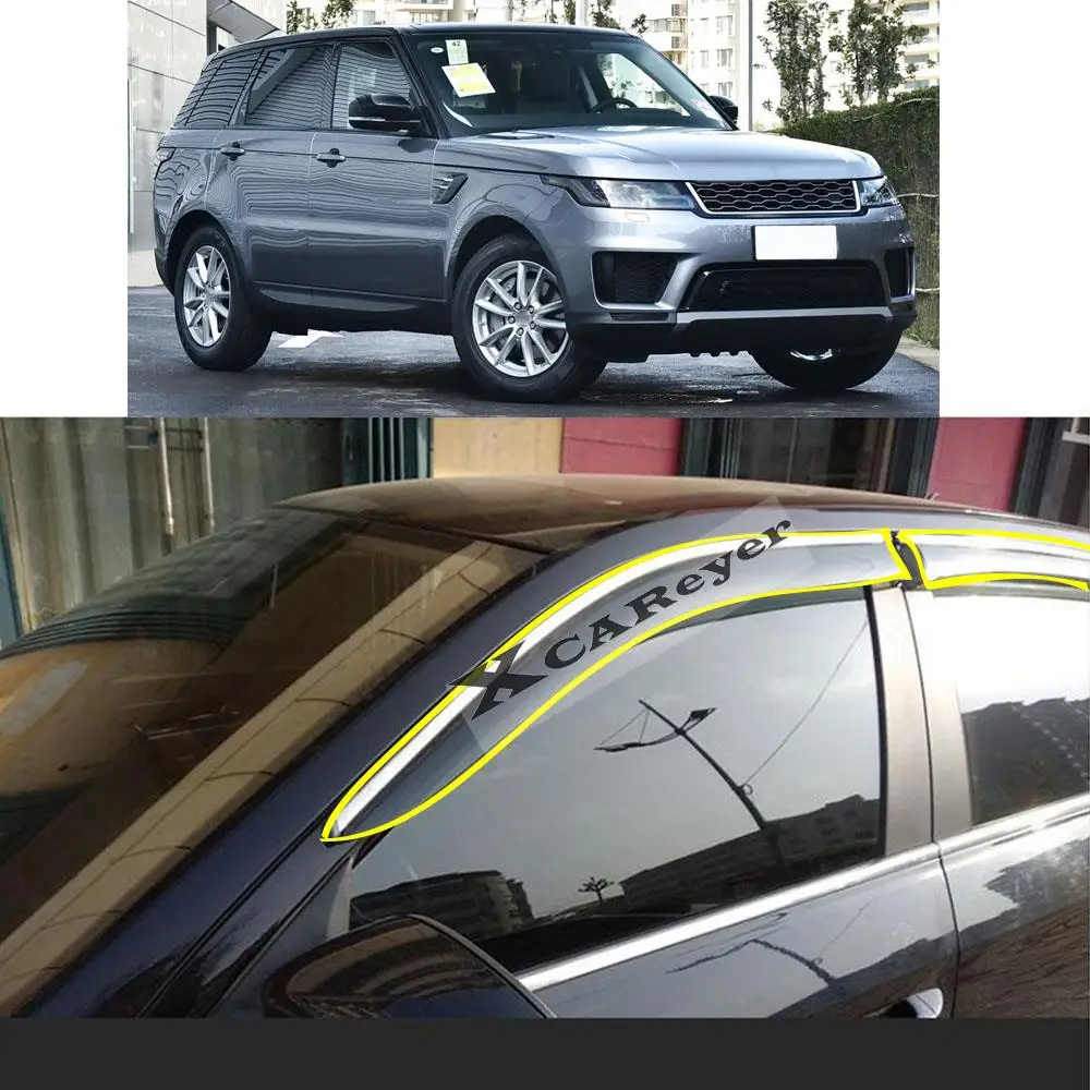 For LAND ROVER RANGE ROVER SPORT 2014 2015 2016 2017 2018 2019 2020 Car Sticker Window Glass Wind Visor Rain/Sun Guard Vent