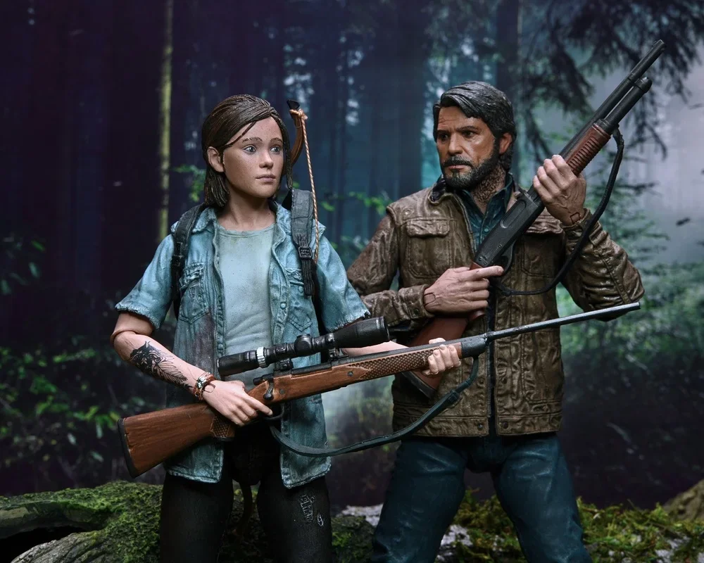 Neca 44490 The Last of Us Part II Joel Ellie Set 7-Inch Mobile Model Action Figure Toys