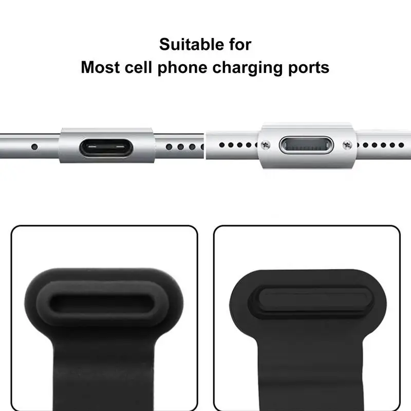 شحن غطاء منفذ مكافحة الغبار التوصيل قبعات لمنفذ الشاحن مكافحة فقدان الغبار يغطي مريحة المألوف الغبار التوصيل للأقراص