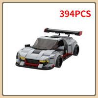 Speed Series Aodi R8 GT3 Sports Car Building Blocks MOC City Champion Supercar Assembly Model Puzzle Kids Toy Boy Birthday Gift