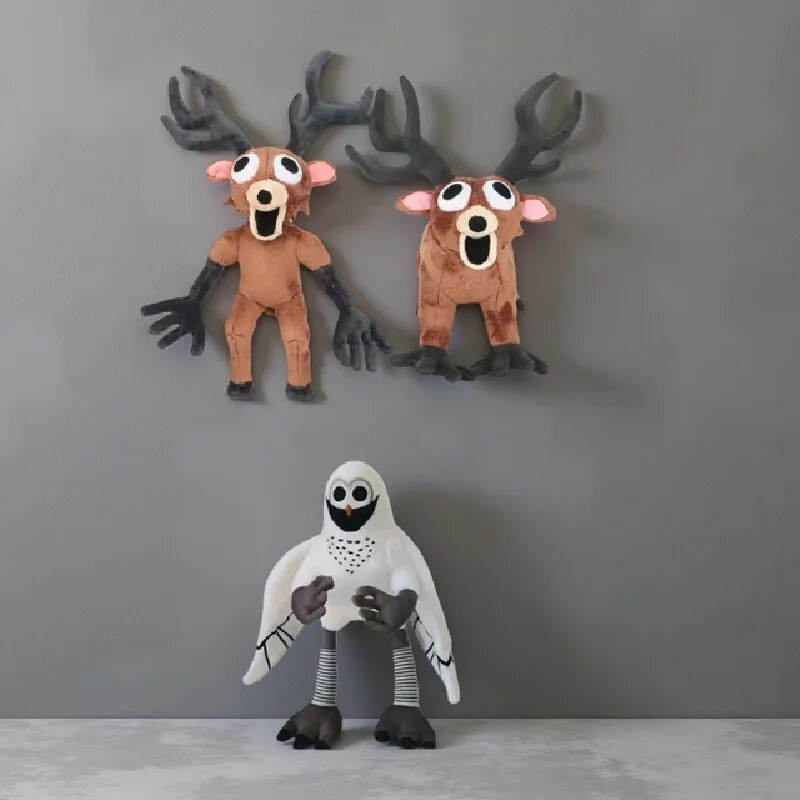 Jouet en peluche cerf rampant sur pied, nuits monstres dans la forêt, cadeau de noël pour garçon et fille, petit cadeau pour enfants