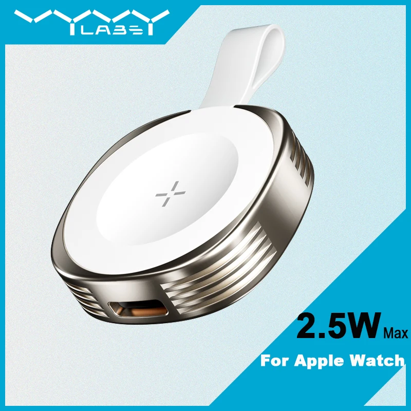 

VYVYLABS Magnetic Wireless Charger For Apple Watch 1 2 3 4 5 6 7 8 SE SE2 Portable USB C Magnetic Fast Charger For iWatch Ultra