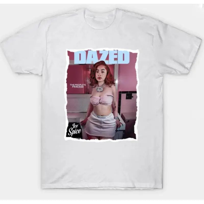 Camiseta Ice Spice para adulto S 3Xl, fan blanco, arte, rapero, cantante Bronx