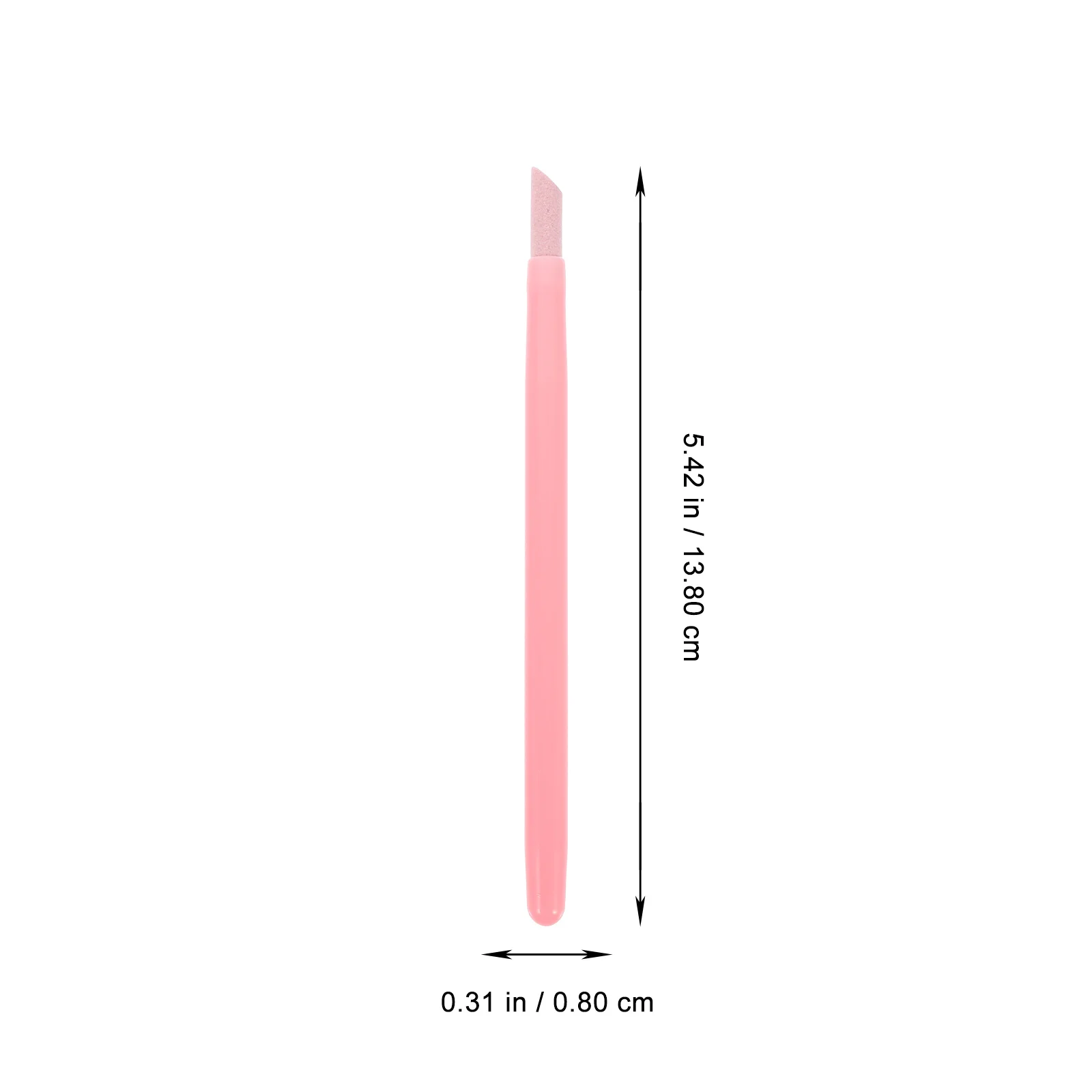 

2 set Ceramic Stick Pen One-Headed Nail Cuticle Remover Trimmer File For Natural False Nails Manicure Tool Dead Skin Remove