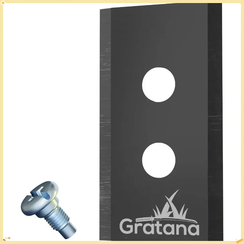 شفرات جزازة العشب الآلية 40 سم بديلة بفتحتين، شفرات قطع جزازة العشب المتينة لتشذيب عشب الحديقة الأوتوماتيكية