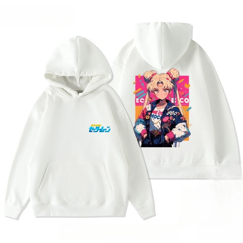 

Sailor Moon 2025 Fashiopn New Hot American Hoodie Men's and Women's Couples Sweater Clothing Casual Printing Anime Peripherals
