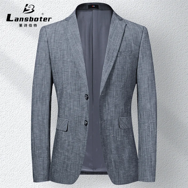 

Men Suit Spring New Casual Coat Korean Slim Fit Modal Cotton Small Suit Men's Thin Suit Jacket