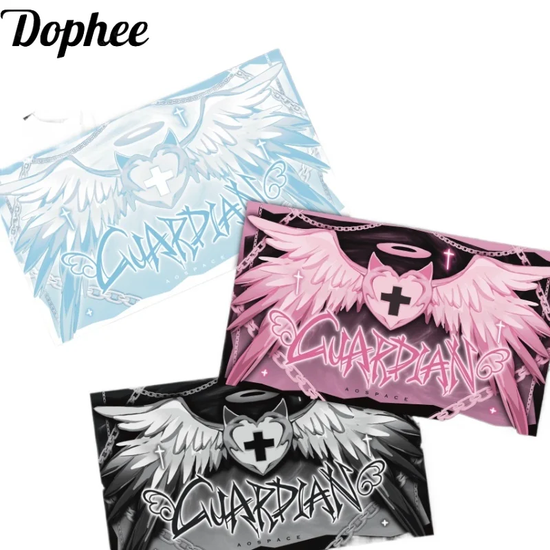 

Dophee Original Diablo Subculture Cross Love Wings Mouse Pads School Dormitories Office Esports Desk Mat