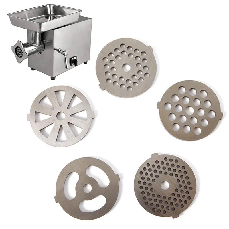 Meat Grinder Blades Plate Discs Pinion Mixer Spare Parts Stainless Steel Grille For Food Grinder Replacement Accessories