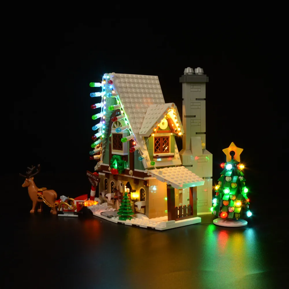 مجموعة إضاءة LED مناسبة لـ LEGO Elf Club House 10275 لبنات البناء والطوب DIY مجموعة ألعاب المصباح لا تشمل النموذج #5