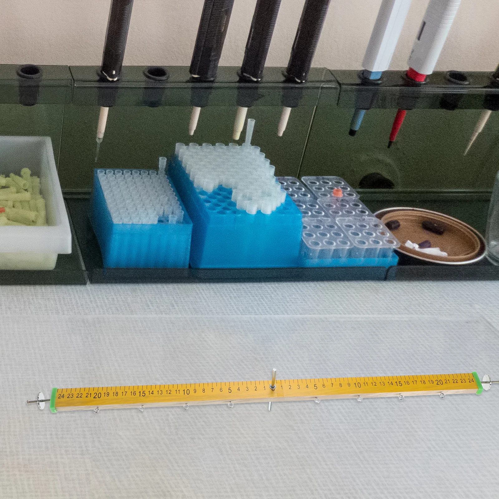 Wooden Lever Ruler with Hook Balance Scale Ruler for Mechanics Lab Physics Experiment Equipment Classroom Teaching Aid Tool - Image 4