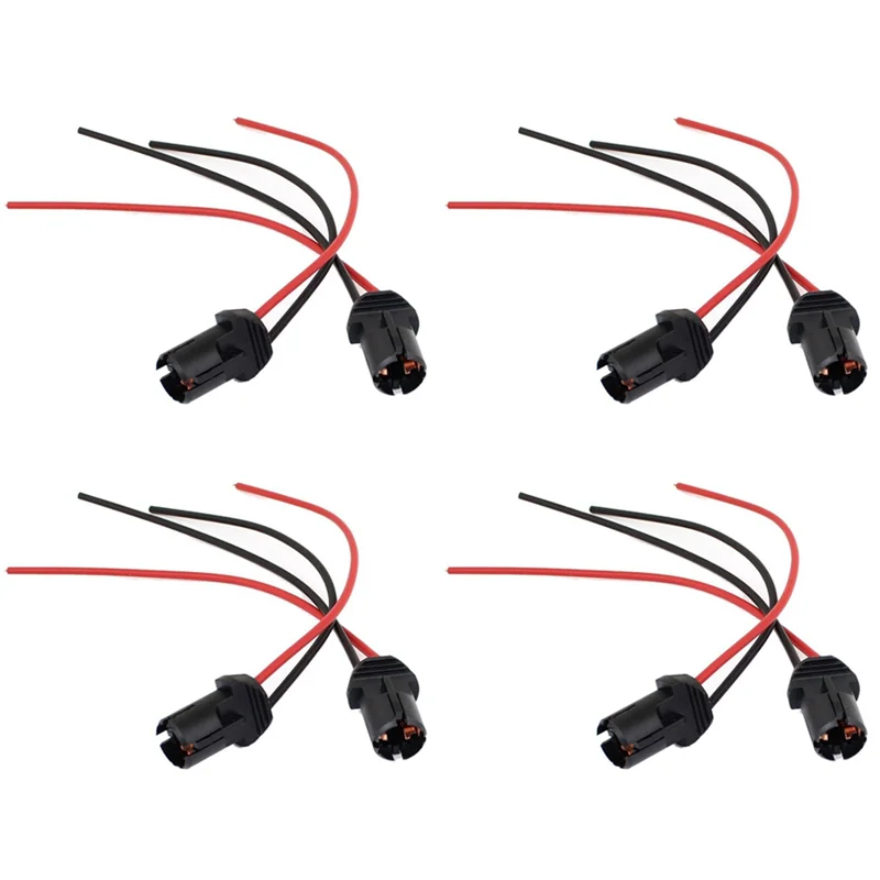 ABPQ-8 Pezzi T10 W5W 168 194 Portalampada per Auto Portalampada per Portalampada in Vetro Presa per Luce di Parcheggio Connettore Nero