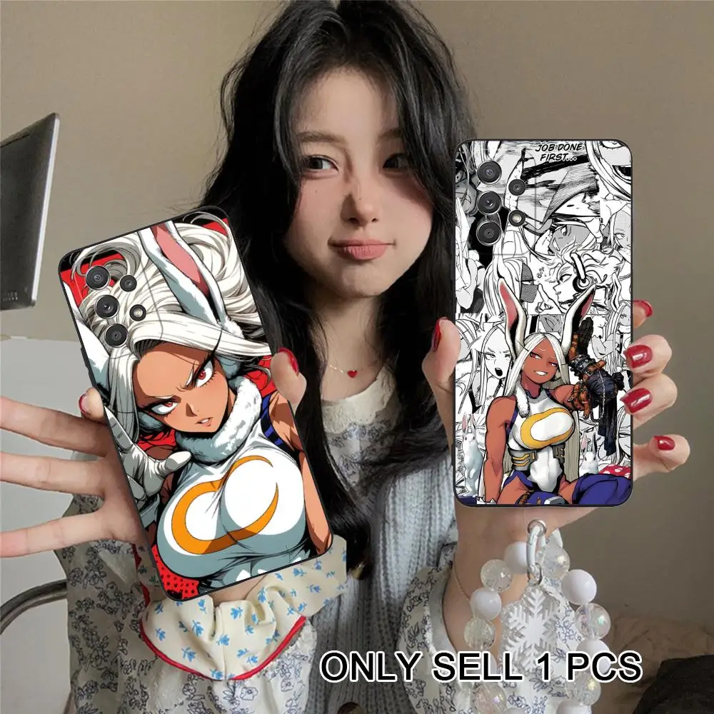 MHA Mirko Handyhülle für Samsung Galaxy A57 56 55 54 53 52 51 37 36 35 34 33 32 31 5G Weiche TPU Stoßfeste Schutzhülle
