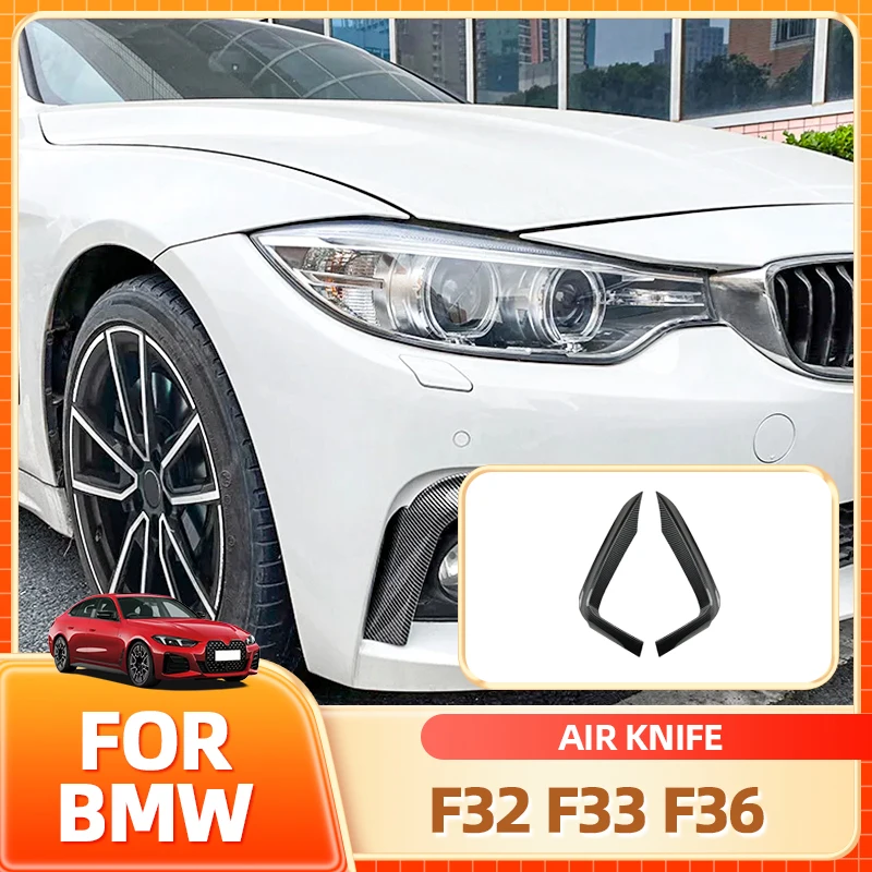 

Glasses Holder Hot Front Bumper Spoiler Fog Lamp Grill Cover Air Knife Splitter Body Kit For BMW 4 Series F32 F33 F36 420i 42