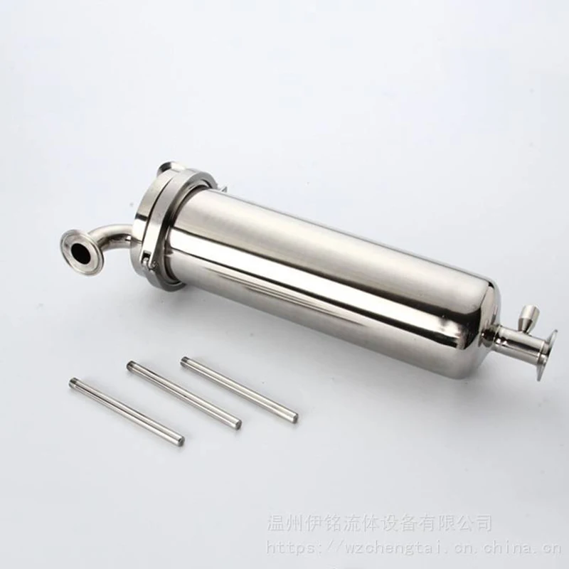 Stainless steel sanitary cartridge filter 304/316 micro membrane filter for wine filtration