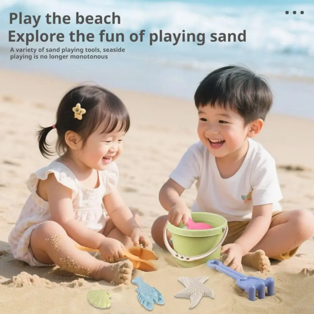 5/7/14/15Pcs Beach Toys Set Package Sand Toys for Kids Sandbox Toys with Collapsible Bucket Shovel Set Sand Molds Summer Outdoor - view 6