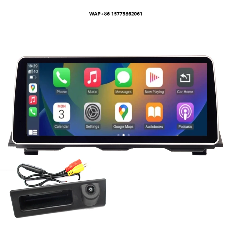 

Wireless 12.3\" Dashboard Display for Series 5 F10 F11 2011-2017 CarPlay Android Auto CIC NBT System Linux Multimedia Car