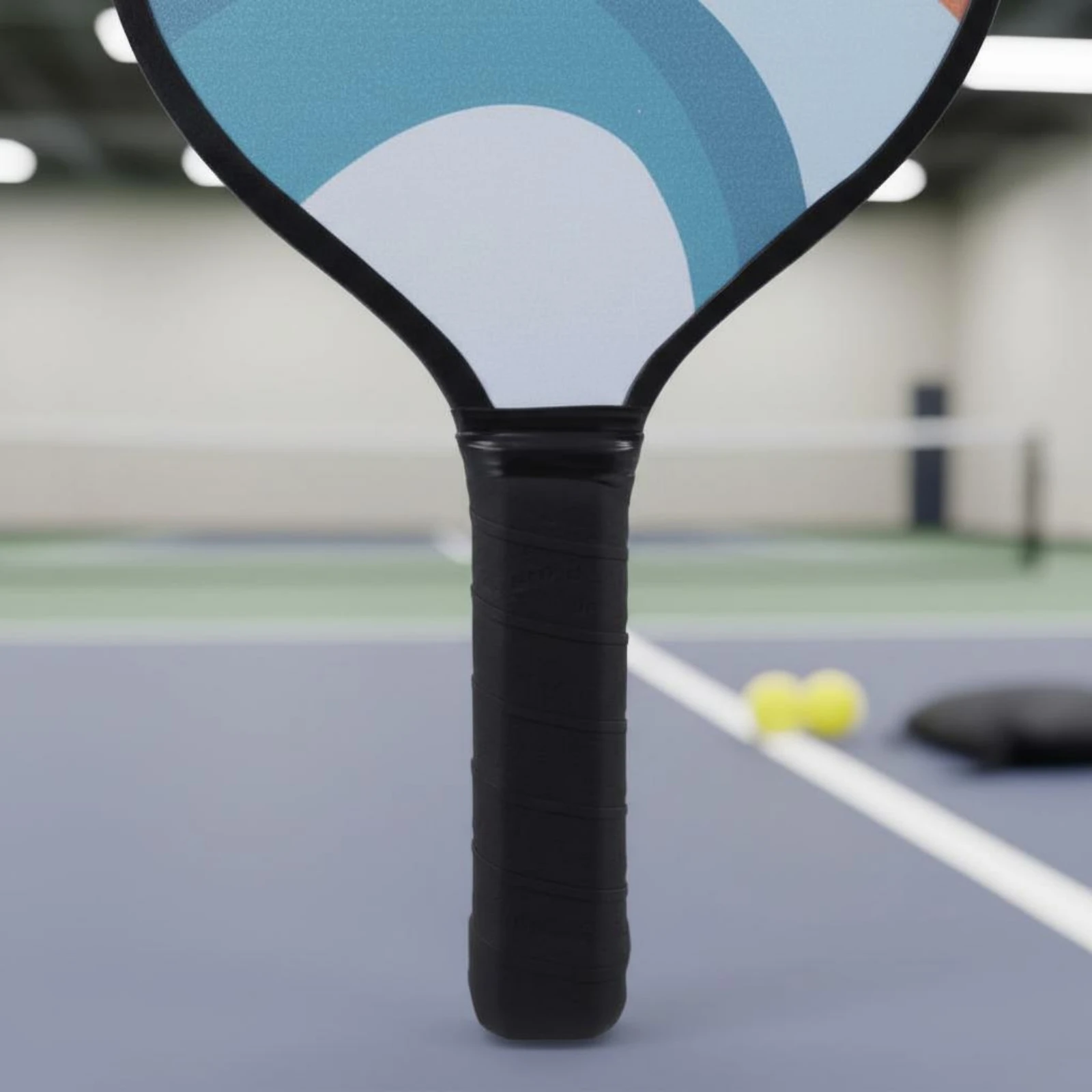 

2 Participant Pickleball Set Includes Carrying Bag Pickleball Racket Set Colorful Wavy Design for Schools, Sports Clubs