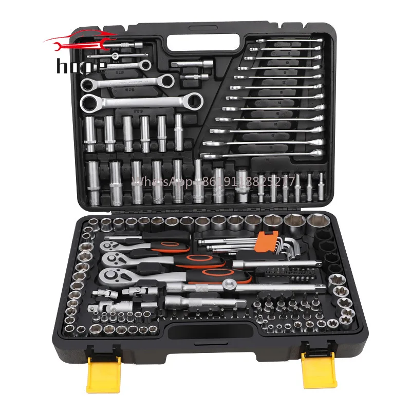 

high quality 121pcs ring ratchet spanner ratchet wrench set material bits socket metric Inch Auto Repair hand tools