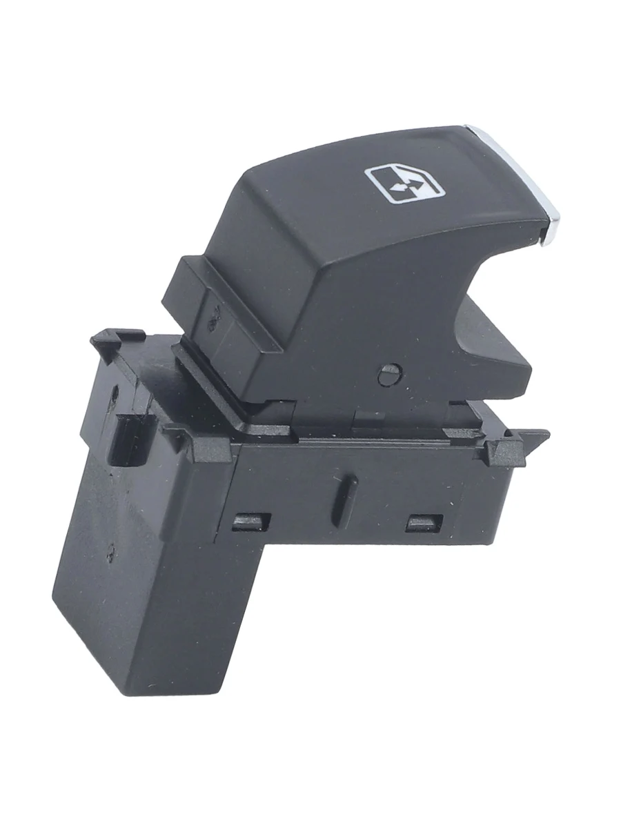 Car Accessories Black Electric Glass Switch Passenger Side Button Direct Replacement High Strength ABS Material