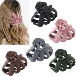 YHJ New Style Octopus Hair Claw Large Size Shark Clip Headwear Women Claw Clips Daily Hair Styling Hair Accessories for Girl