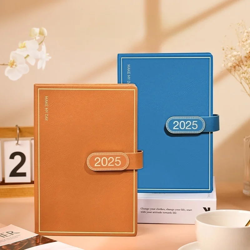 Agenda 2025 Planner Organizer Daily Notebook A5 Diary and Journal Canlendar Bullet Notepad Stationery Note Book Accessories Plan