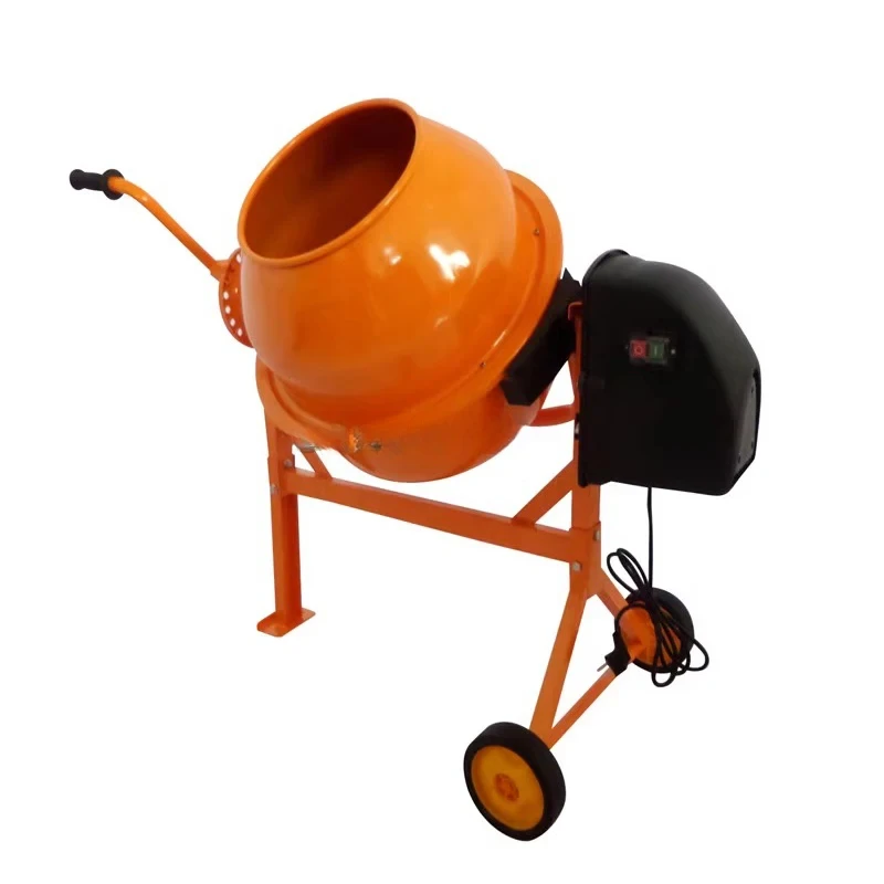 

63L Electric Concrete Mixer Multifunctional Vertical Feed Blender Household Construction Industry Cement Mortar Mixing Equipment