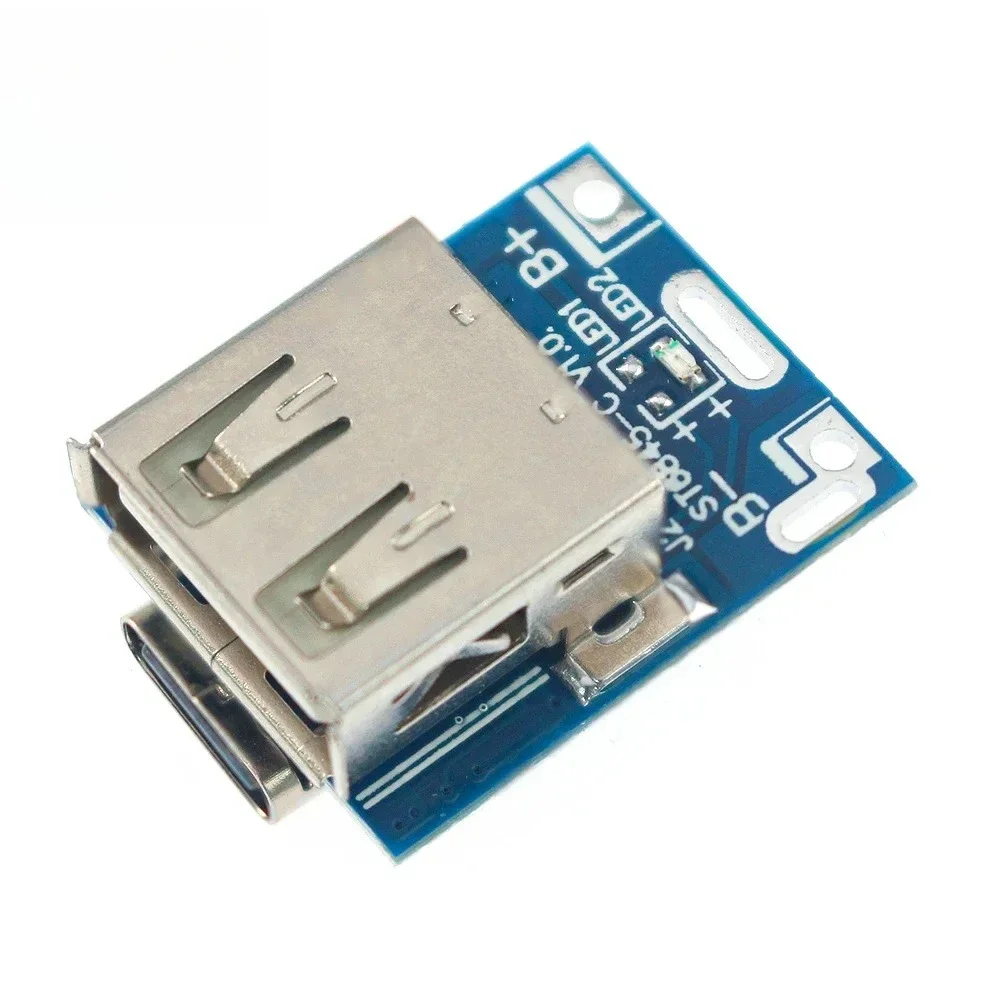 5/10/20PCS 134N3P Type-C USB Boost Module 5V 1A 18650 Lithium Battery Charger Module Step Up Power Board