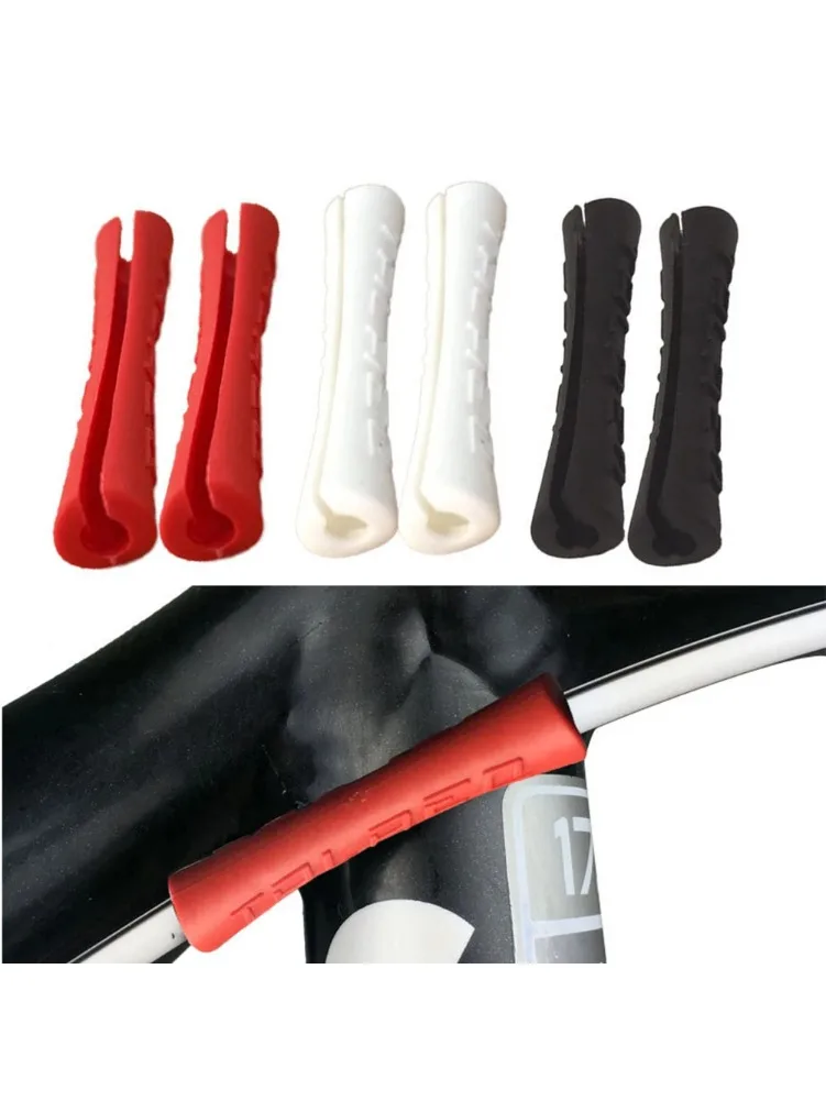 AliExpress 8x Bicycle Frame Protective Covers Mountain Bike Cable Protector Line Pipe Sleeve Anti Scratch Shift Brake Cycling Accessories