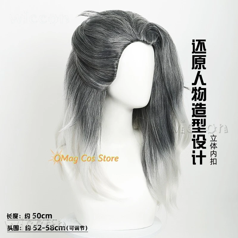 Perruque de cosplay Anime Agent VALORANT Fade pour femme, accessoires de jeu et d'Halloween, résistante à la chaleur, Hazal Ey