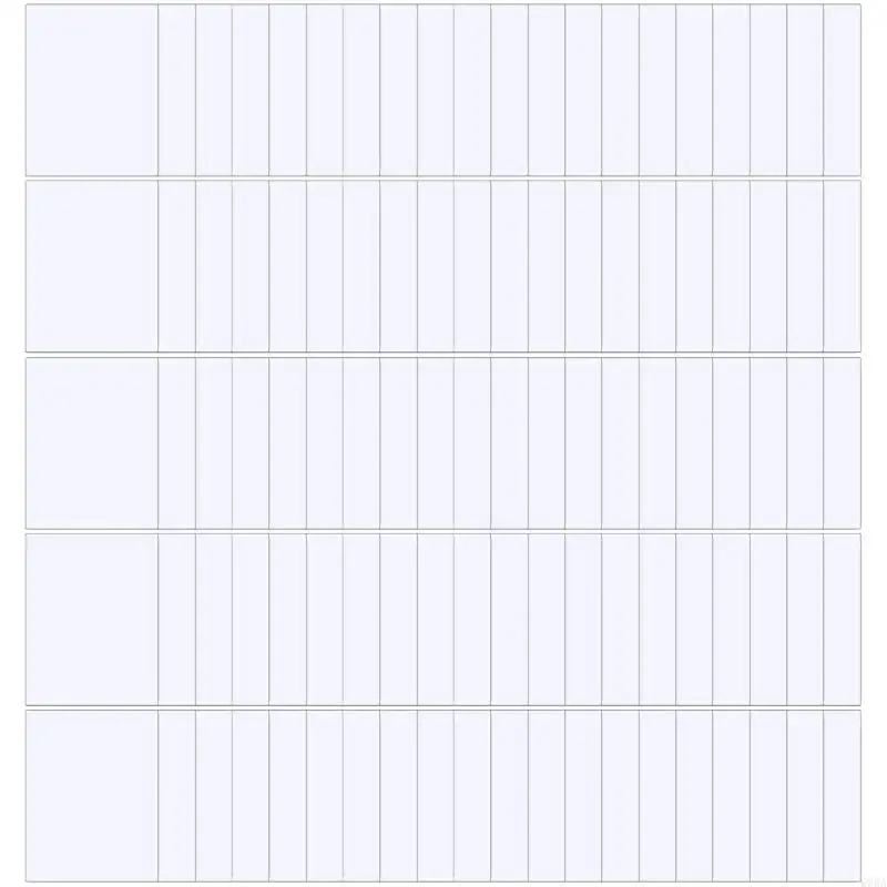 100 vellen Een 4 afdrukbare sticker papier waterdicht kopie -koppapier droogt snel droogt