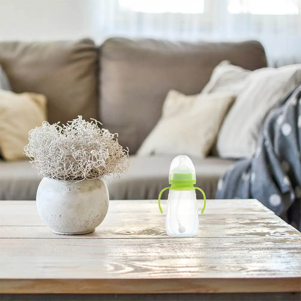 

Набор из 2 соломинок для детских поильников: безопасные, легко моющиеся, утяжеленные соломинки для детей, сменные.