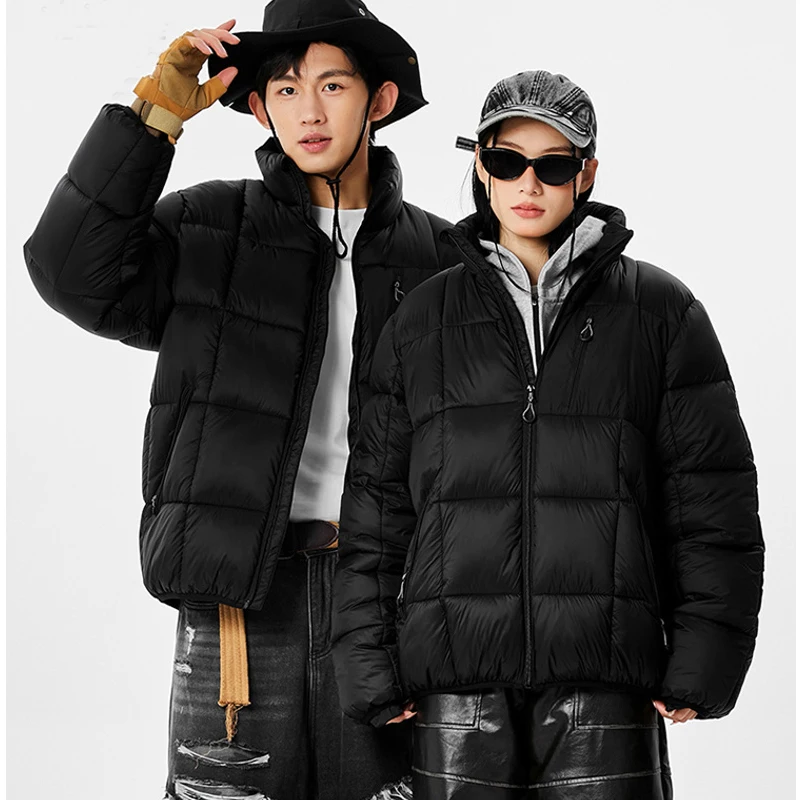 

Korean Fashion Winter Men Parkas Coats Casual Thickened Warm Windproof Coats Quality Outdoor Cotton Jacket for Men Comfortable