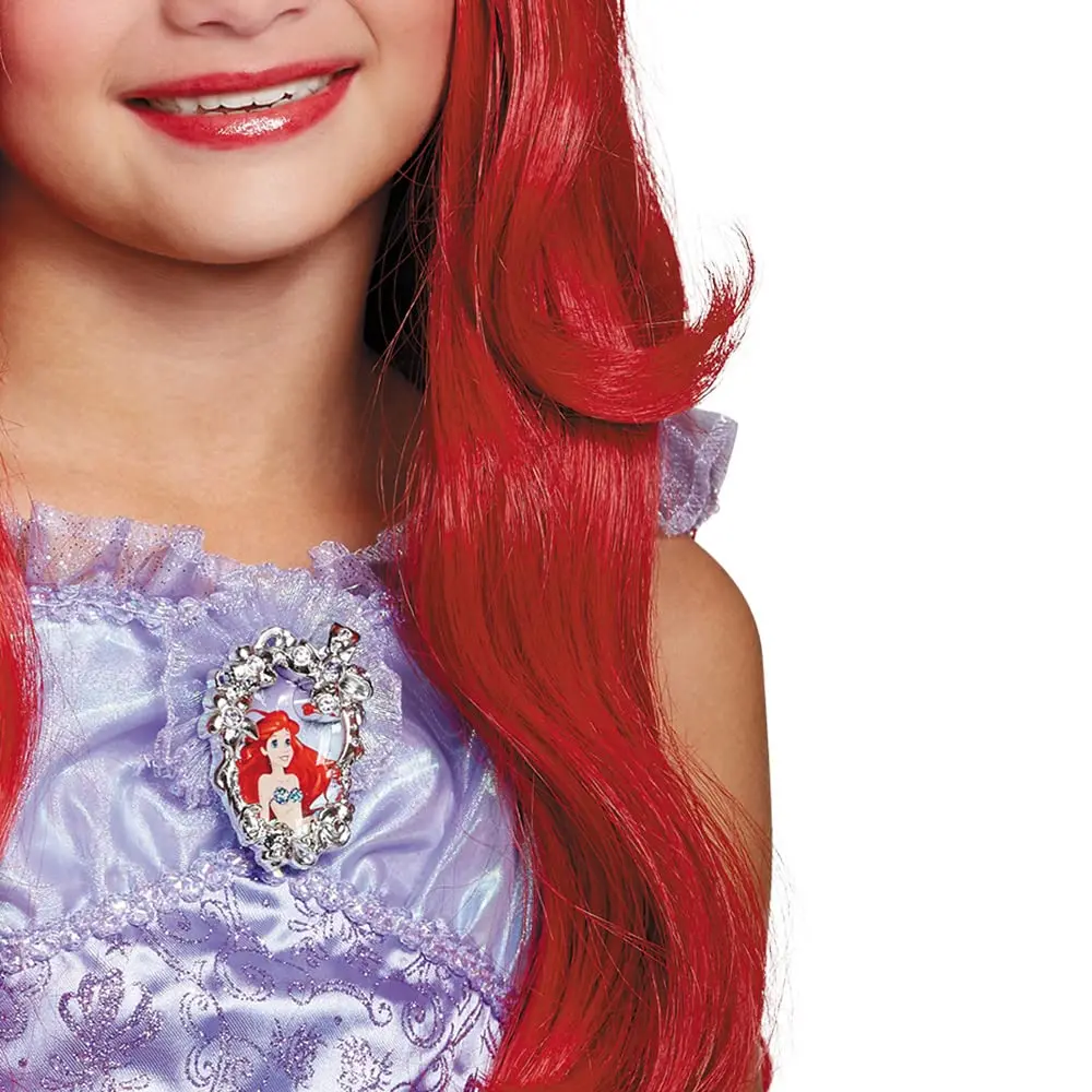 Księżniczka Ariel Mała Syrenka Peruka dziewczęca Długa kręcona czerwona peruka dla kobiet Postacie Halloween Cosplay Peruki — zdjęcie 5