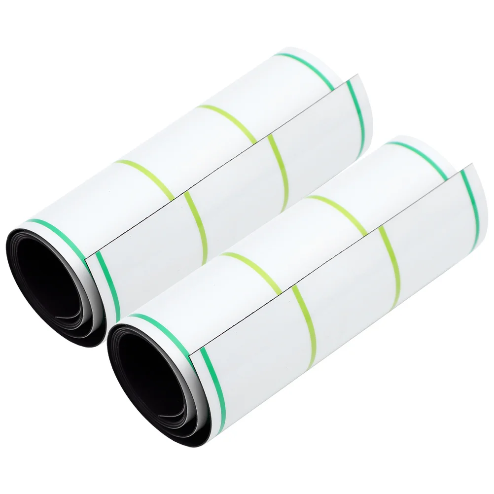 2 قطعة بطاقات التدريس الرسالة المغناطيسية قابلة لإعادة الاستخدام شرائط المسح الجاف للسبورة البيضاء الثلاجة الفصول الدراسية اصطف مذكرة دفاتر التعليمية #2