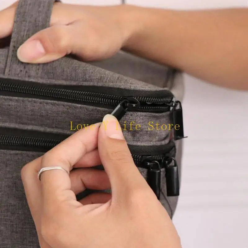 L74C Clinical Storage Bag Waterproof Layered Compartments Elastic Mesh Pockets