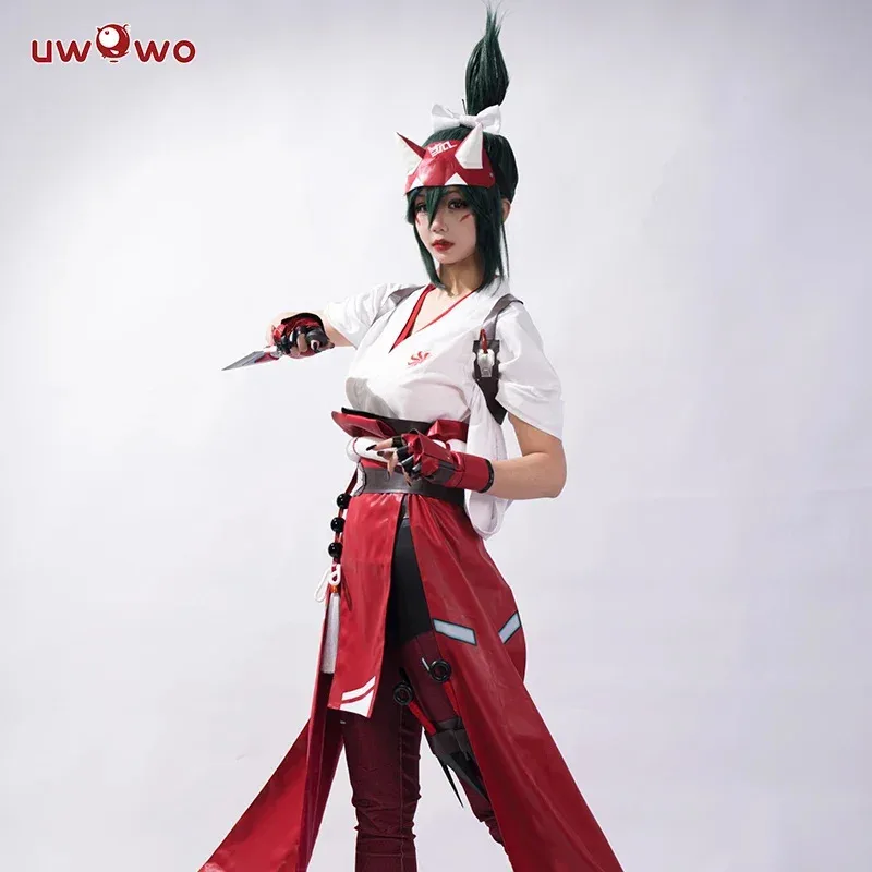 

Sky04 UWOWO Game Cosplay Kiriko Costume Full Set Role Play Outfit Figure Dress Cosplay Halloween Costumes44Gg！